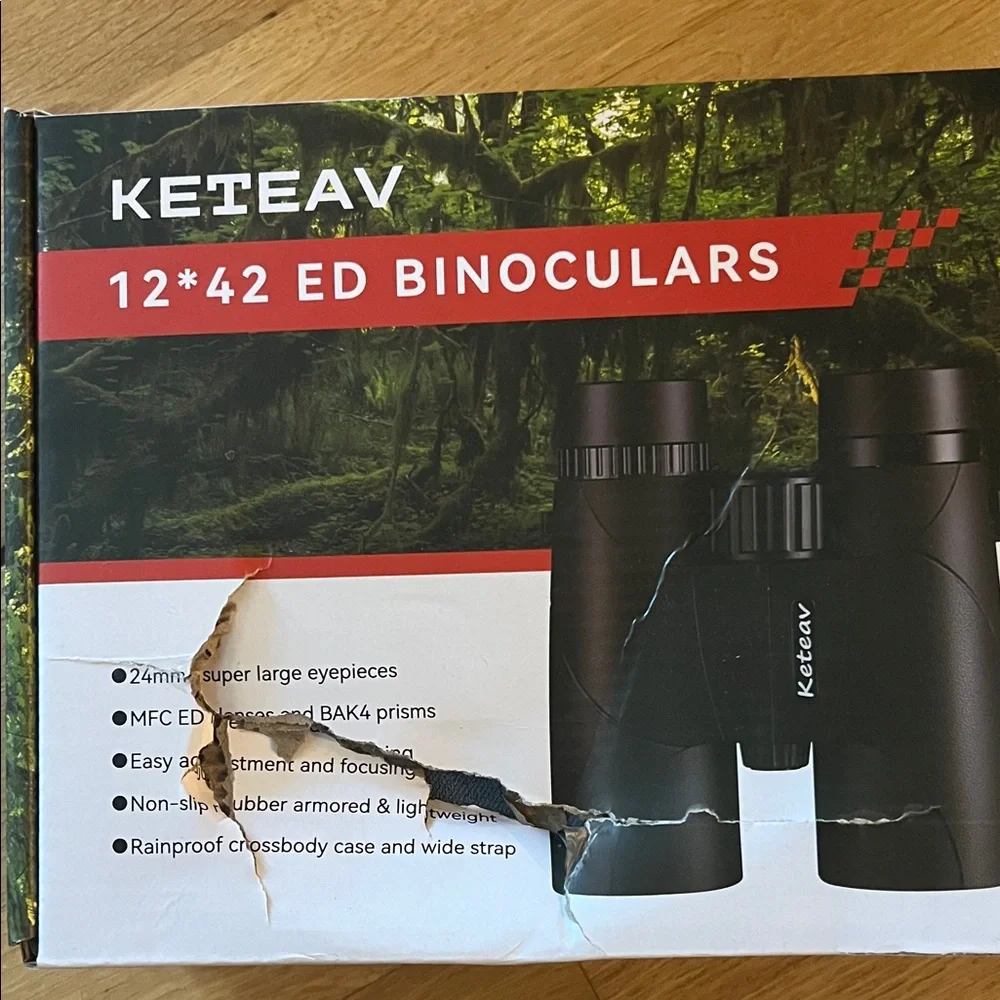 12x42 ED Binoculars - Black